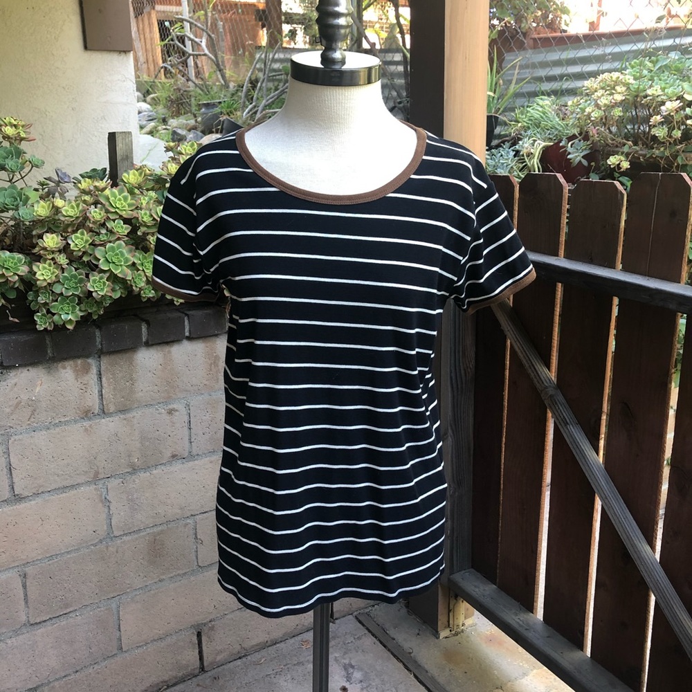 NWOT Obey Striped Tee